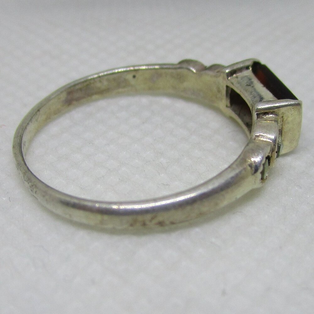 Small Solitaire Stone Set Ring - image 4